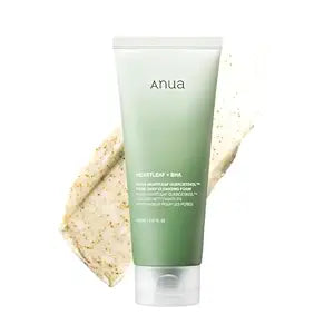 ANUA Heartleaf Quercetinol Pore Deep Cleansing Foam – BHA Facial Cleanser with Hyaluronic Acid & Glycerin – Blackhead Remover, Double Cleansing Face Wash, Korean Skincare (150ml / 5.07 fl.oz.)