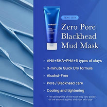 Medicube Zero Pore Blackhead Mud Mask | Skin Cooling & Pore Tightening with AHA, BHA, PHA | Korean Clay Mask 3.52 oz