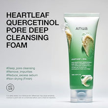ANUA Heartleaf Quercetinol Pore Deep Cleansing Foam – BHA Facial Cleanser with Hyaluronic Acid & Glycerin – Blackhead Remover, Double Cleansing Face Wash, Korean Skincare (150ml / 5.07 fl.oz.)