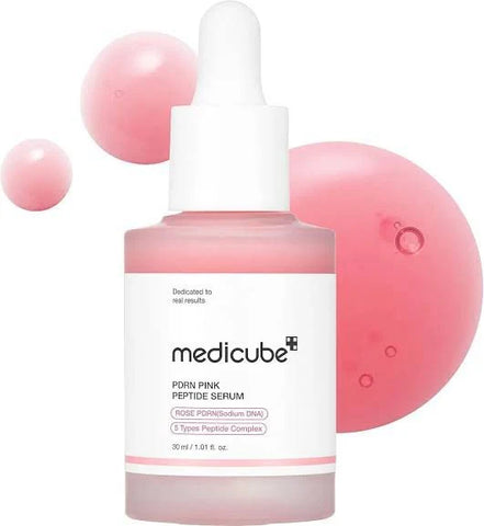 Medicube PDRN Pink Peptide Serum 30ml – Firming & Revitalizing Anti-Aging Serum | Korean Skincare