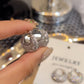 Micro Inlaid Zircon Bag Ear Buckle